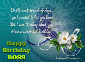 Happy Birthday Boss